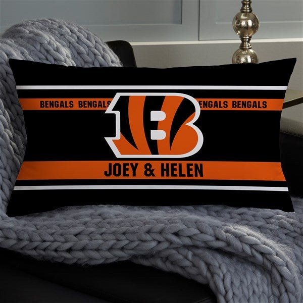 NFL Cincinnati Bengals Classic Personalized Throw Pillow - 46547
