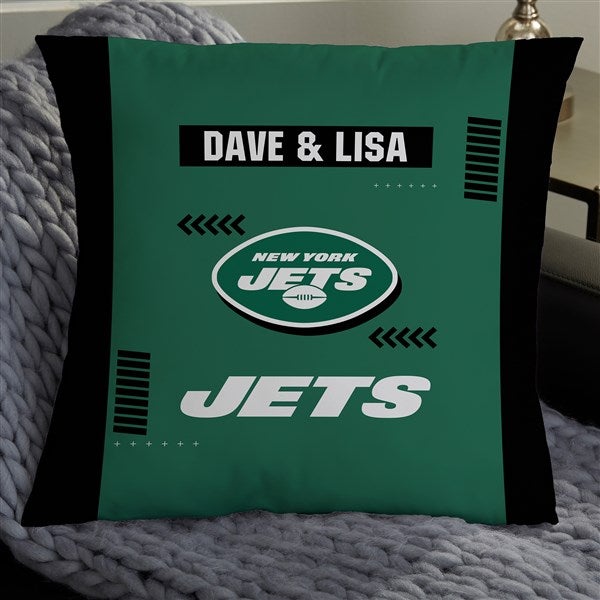 NFL New York Jets Classic Personalized Throw Pillow - 46591