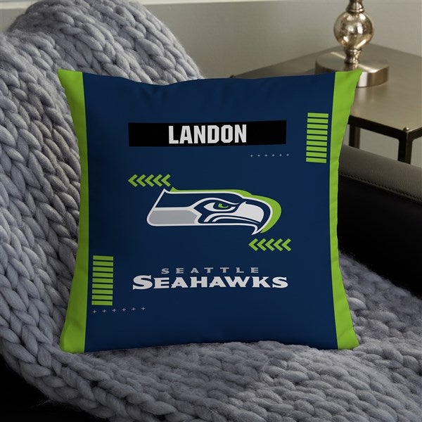 NFL Seattle Seahawks Classic Personalized Throw Pillow - 46592