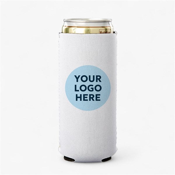 Personalized Logo Slim Can Cooler  - 46618