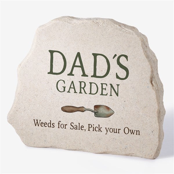 His Garden Personalized Standing Garden Stone - 46624
