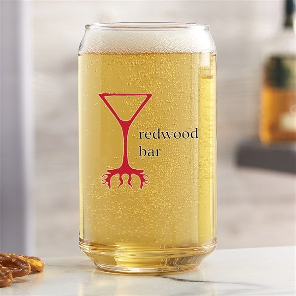 Personalized Logo Printed 16 oz. Beer Can Glass - 46668