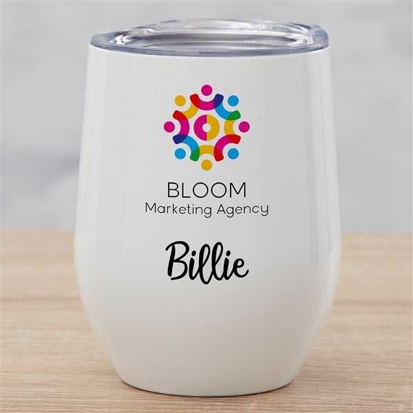 Personalized Logo Stainless Insulated Wine Cup  - 46689