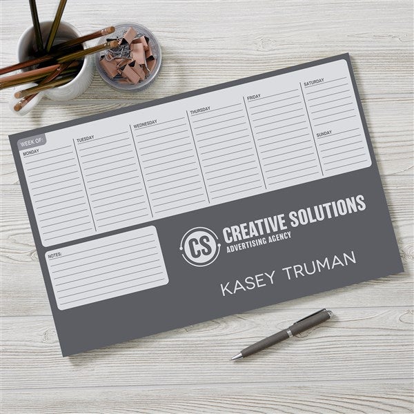 Personalized Logo Weekly Planner 11&quot;x17&quot;  - 46714