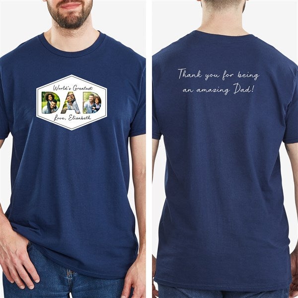 Memories with Dad Personalized 2-Sided Men's Shirt  - 46718