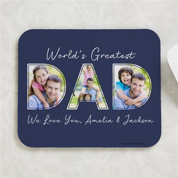 Memories with Dad Personalized Photo Mouse Pad  - 46722