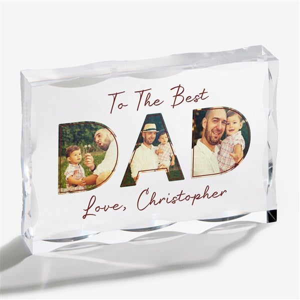 Memories With Dad Personalized Photo Keepsake  - 46726
