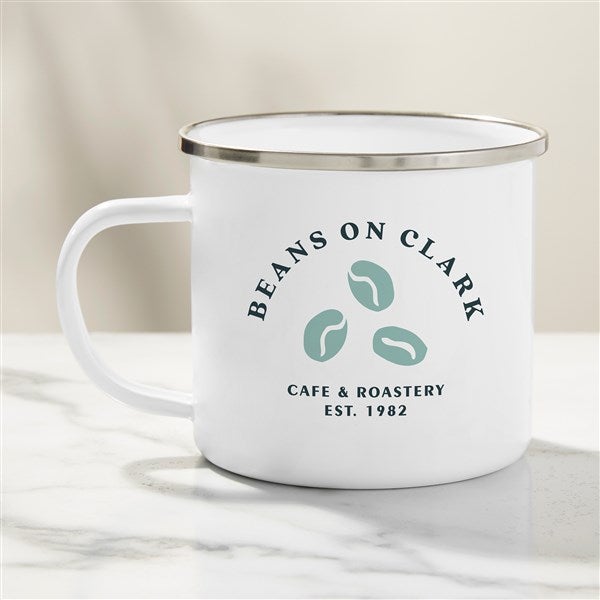 Personal Logo Enamel Mug 18 oz  - 46729