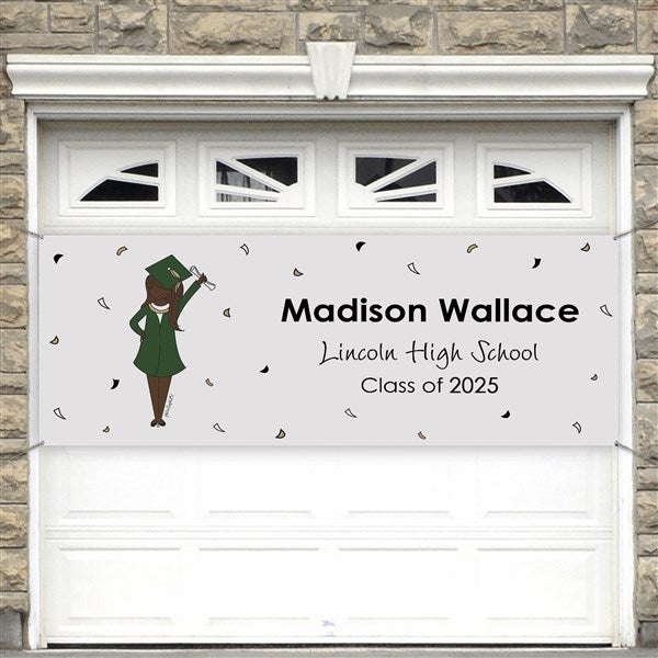 Graduation Girl philoSophie's Personalized Graduation Banner  - 46744