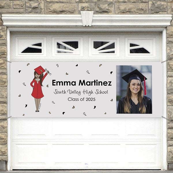 Graduation Girl philoSophie's Personalized Graduation Banner  - 46744