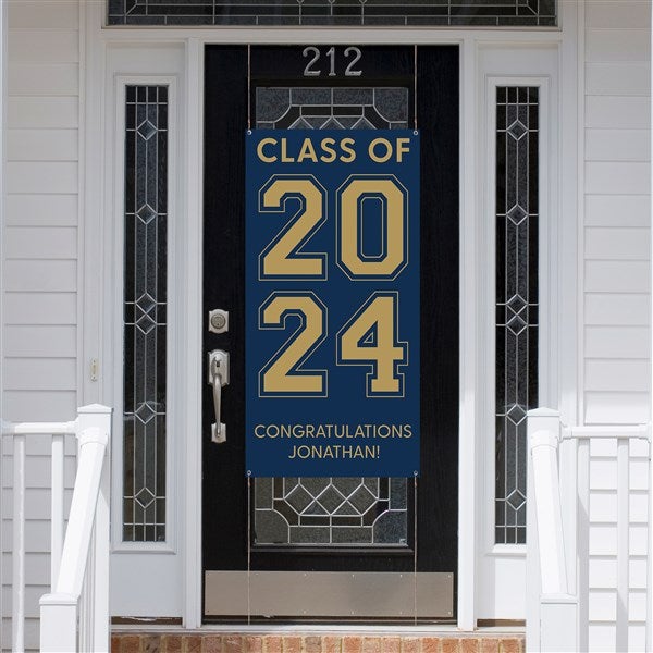 Collegiate Year Personalized Graduation Door Banner - 46778