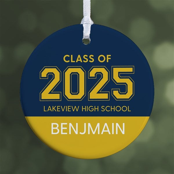 Collegiate Year Personalized Graduation Ornament  - 46790