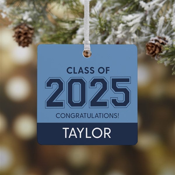 Collegiate Year Personalized Graduation Ornament  - 46790