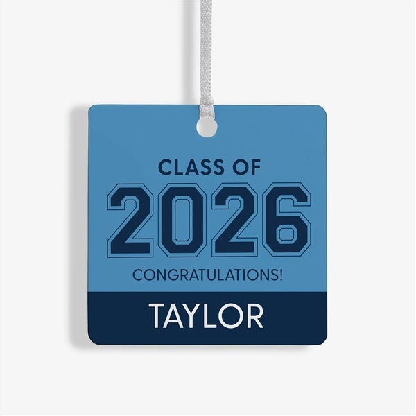 Collegiate Year Personalized Graduation Ornament  - 46790