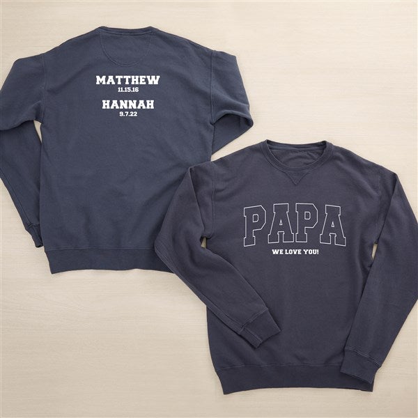 His Roster Personalized 2-Sided Adult Sweatshirt  - 46829