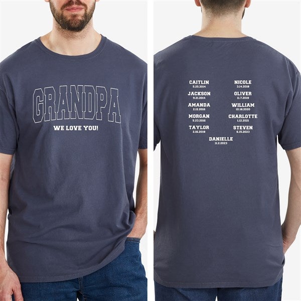 His Roster Personalized 2-Sided Men's Shirt  - 46835