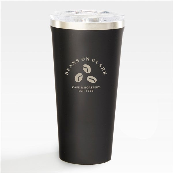 Personalized Logo Corkcicle 16oz Regular Tumbler- Black  - 46861