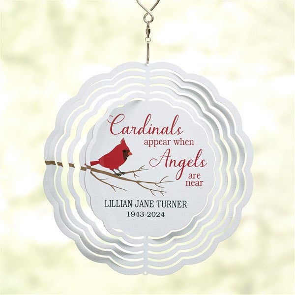 Cardinal Memorial Personalized Wind Spinner  - 46871