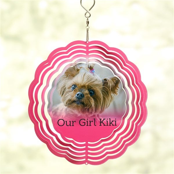 Pet Photo Personalized Wind Spinner  - 46878