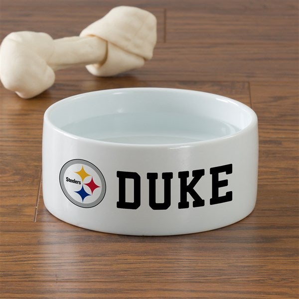NFL Pittsburgh Steelers Personalized Dog Bowls - 46930