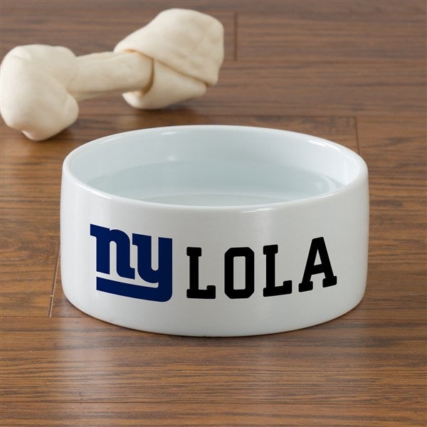 NFL New York Giants Personalized Dog Bowls - 46931