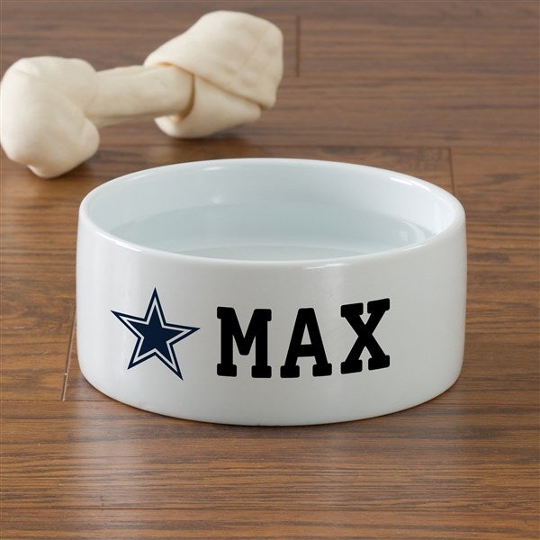 NFL Dallas Cowboys Personalized Dog Bowls - 46935