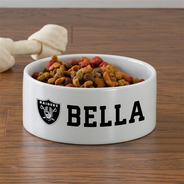 NFL Las Vegas Raiders Personalized Dog Bowls - 46936
