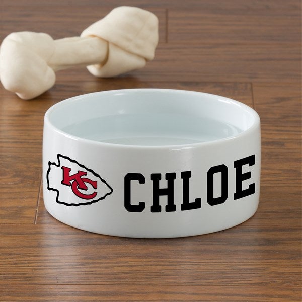 NFL Kansas City Chiefs Personalized Dog Bowls - 46940