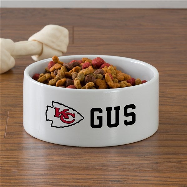 NFL Kansas City Chiefs Personalized Dog Bowls - 46940