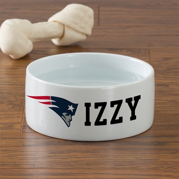 NFL New England Patriots Personalized Dog Bowls - 46941