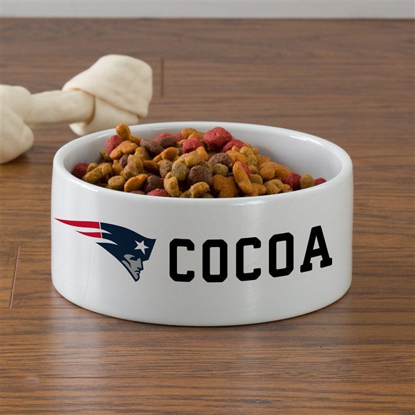 NFL New England Patriots Personalized Dog Bowls - 46941