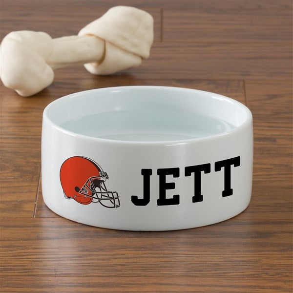 NFL Cleveland Browns Personalized Dog Bowls - 46942
