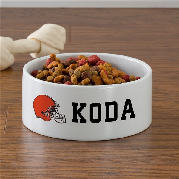 NFL Cleveland Browns Personalized Dog Bowls - 46942