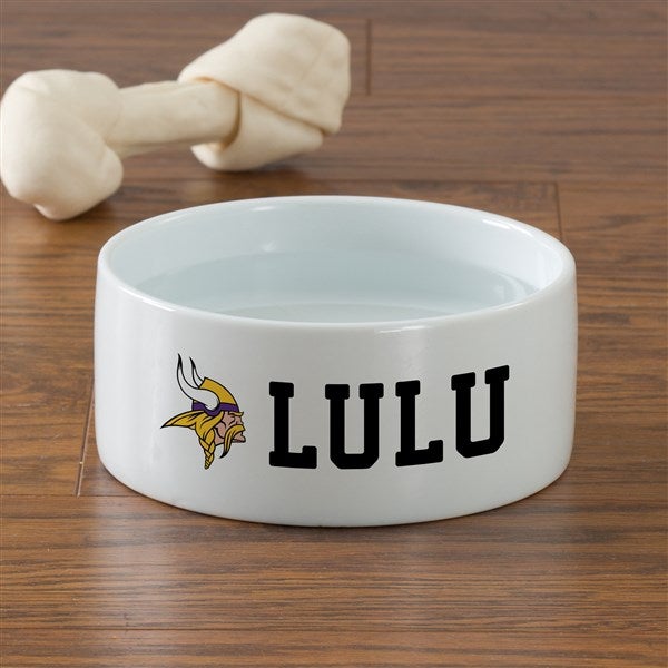 NFL Minnesota Vikings Personalized Dog Bowls - 46944