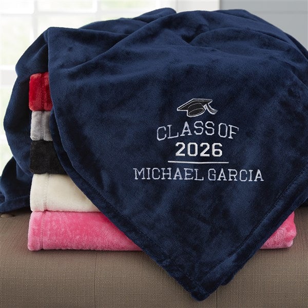 The Graduate Embroidered Fleece Blanket - 46955