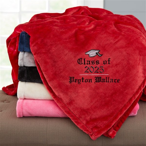 The Graduate Embroidered Fleece Blanket - 46955