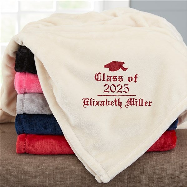 The Graduate Embroidered Fleece Blanket - 46955