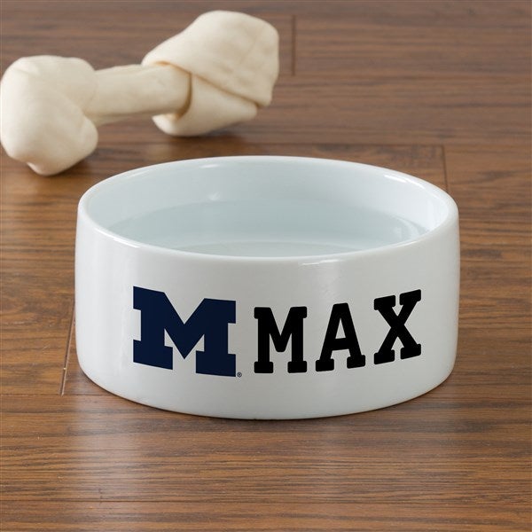 NCAA Michigan Wolverines Personalized Dog Bowls - 46987