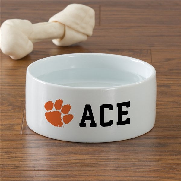 NCAA Clemson Tigers Personalized Dog Bowls - 46988