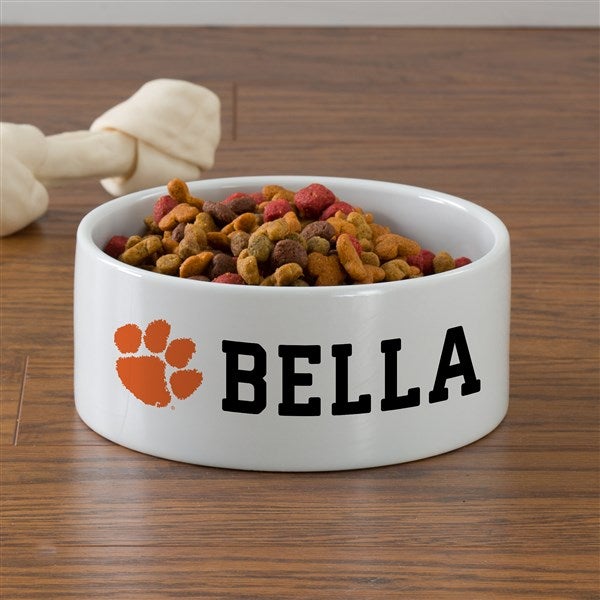 NCAA Clemson Tigers Personalized Dog Bowls - 46988