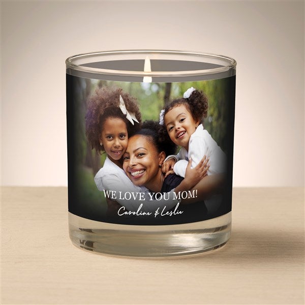 Photo & Message for Her Personalized 8oz Glass Candle - 47002