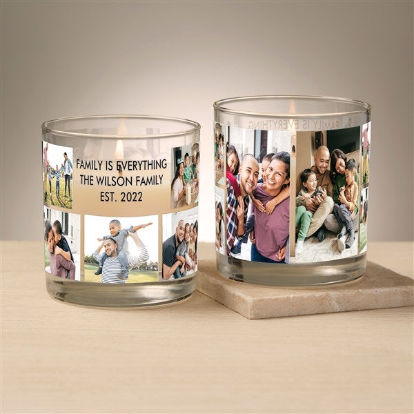 Picture Perfect Personalized 8oz Glass Candle  - 47003