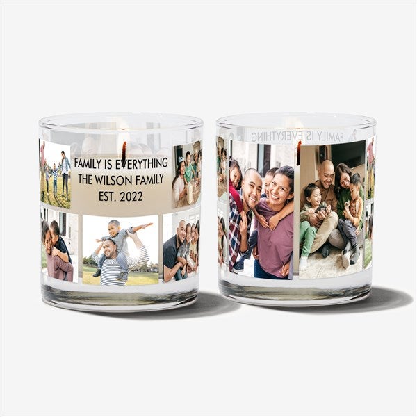Picture Perfect Personalized 8oz Glass Candle  - 47003