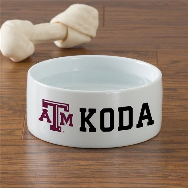 NCAA Texas A&M Aggies Personalized Dog Bowls - 47040