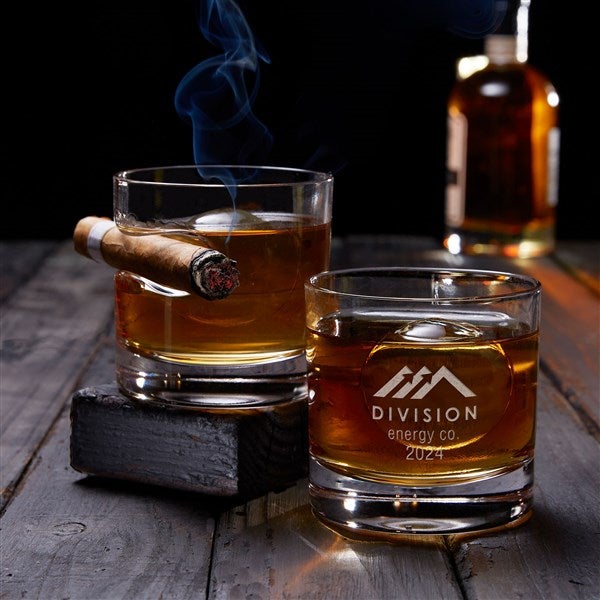 Personalized Logo Cigar Glasses  - 47067