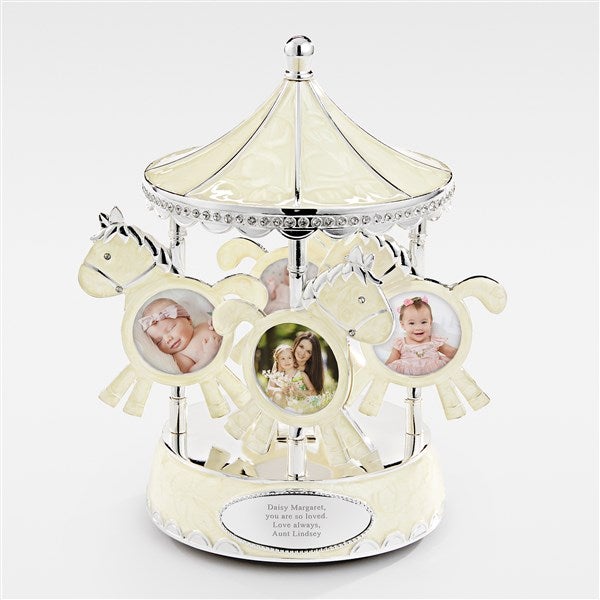 Engraved Carousel Musical Frame - 47094