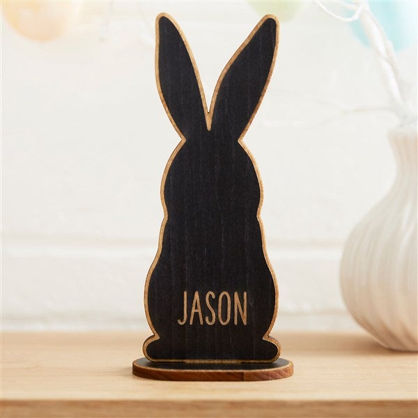 Personalized Wooden Easter Bunny Shelf Decoration - 47110