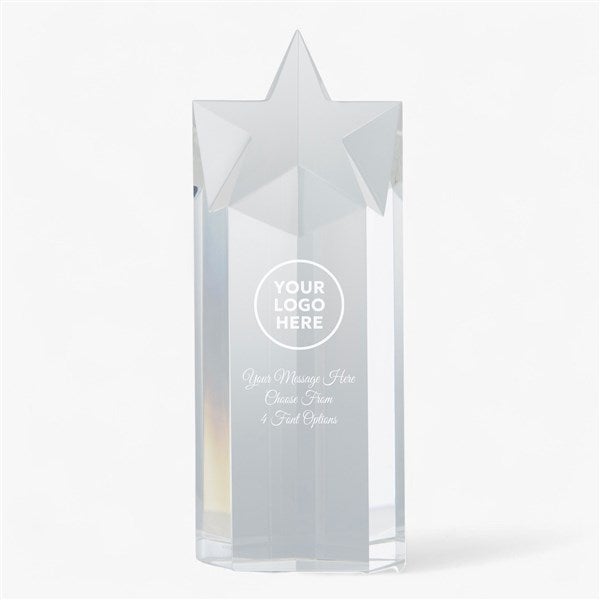 Personalized Logo Crystal Star Award - 47112