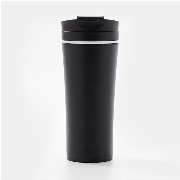 Spill Resistant Travel Coffee Mug in Matte Black    - 47132