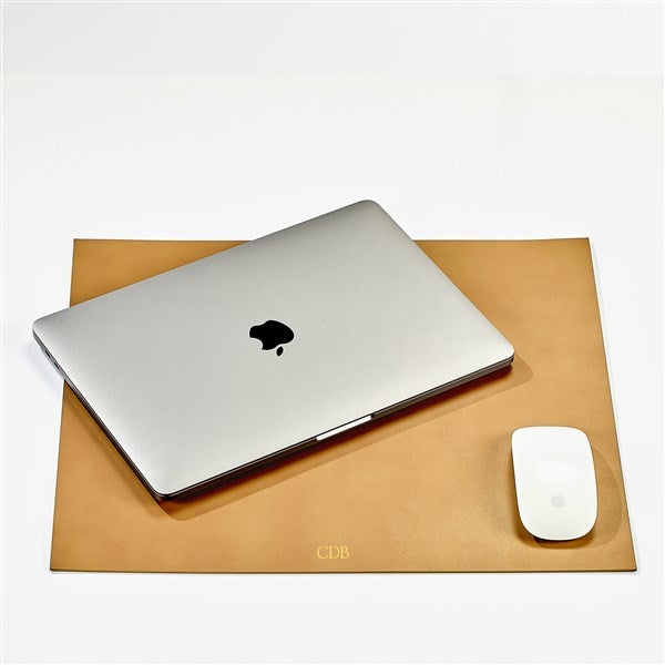 Personalized Leather Portable Desk Mat - 47299D